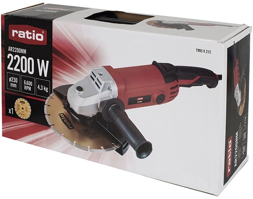 Amoladora Angular Ratio Ar2200 Nm 2200w 230mm